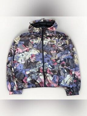 The Nike Sportswear Femme Windbreaker Jacket Size Small Mesh Lined Floral